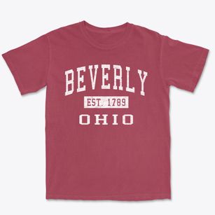 Beverly Ohio Classic Established Premium Heavyweight T-shirt