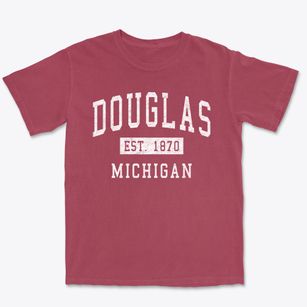 Douglas Michigan Classic Established Premium Heavyweight T-shirt