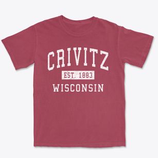 Crivitz Wisconsin Classic Established Premium Heavyweight T-shirt