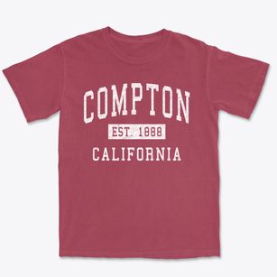 Compton California Classic Established Premium Heavyweight T-shirt