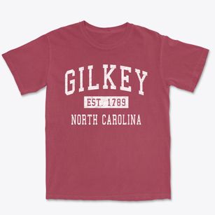 Gilkey North Carolina Classic Established Premium Heavyweight T-shirt