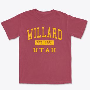 Willard Utah Classic Established Premium Heavyweight T-shirt