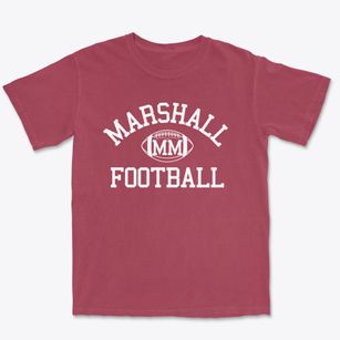 Milwaukee Marshall High School Classic Football Premium Heavyweight T-shirt