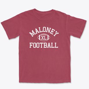 Francis T. Maloney High School Classic Football Premium Heavyweight T-shirt