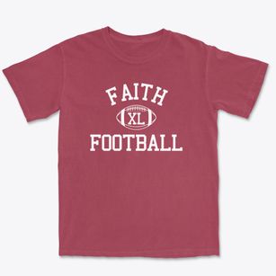 Faith Christian High School Classic Football Premium Heavyweight T-shirt