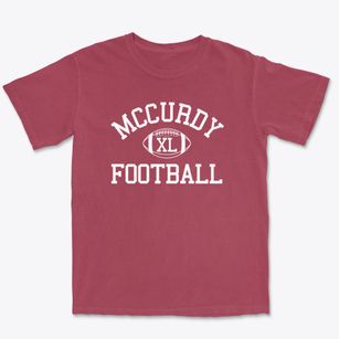 Mccurdy School Classic Football Premium Heavyweight T-shirt