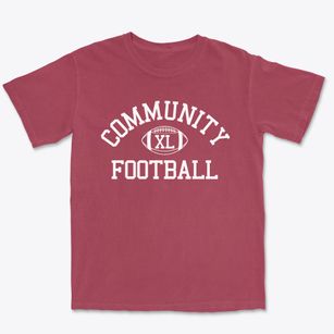 Community Christian School Classic Football Premium Heavyweight T-shirt