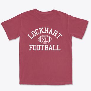 Lockhart Junior High School Classic Football Premium Heavyweight T-shirt