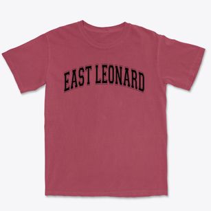 East Leonard Elementary School Varsity Arch Premium Heavyweight T-shirt