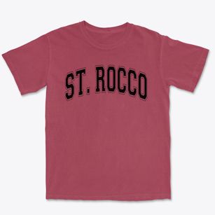 St Rocco Parish Varsity Arch Premium Heavyweight T-shirt