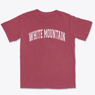 White Mountain Junior High School Varsity Arch Premium Heavyweight T-shirt