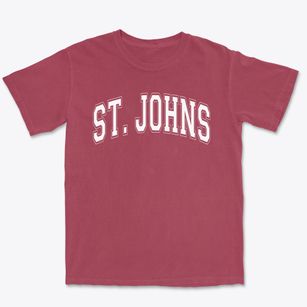 Saint Johns Elementary School Varsity Arch Premium Heavyweight T-shirt