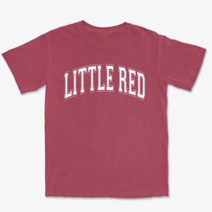 Little Red School House Varsity Arch Premium Heavyweight T-shirt