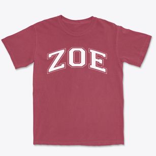 Zoe Christian Academy Varsity Arch Premium Heavyweight T-shirt