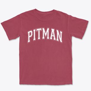 Pitman Middle School Varsity Arch Premium Heavyweight T-shirt
