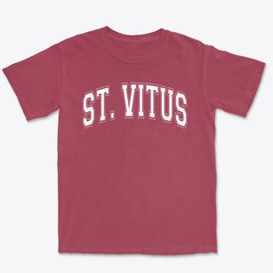 Saint Vitus Elementary School Varsity Arch Premium Heavyweight T-shirt