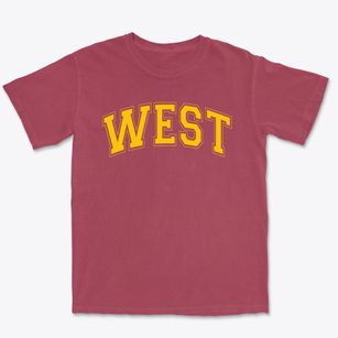 West High School Varsity Arch Premium Heavyweight T-shirt