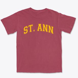 St Ann Parish Varsity Arch Premium Heavyweight T-shirt