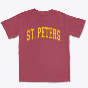 Saint Peters School Varsity Arch Premium Heavyweight T-shirt