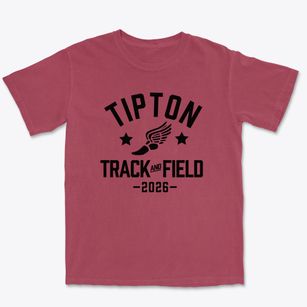 Tipton Elementary School Track and Field Premium Heavyweight T-shirt