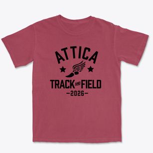 Attica Elementary School Track and Field Premium Heavyweight T-shirt