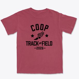 Coop Elementary School Track and Field Premium Heavyweight T-shirt
