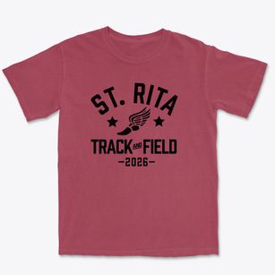 Saint Rita School Track and Field Premium Heavyweight T-shirt