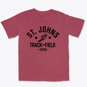Saint Johns Episcopal School Track and Field Premium Heavyweight T-shirt