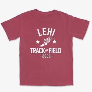 Lehi Elementary Track and Field Premium Heavyweight T-shirt