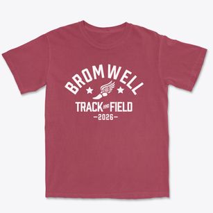 Bromwell Elementary School Track and Field Premium Heavyweight T-shirt