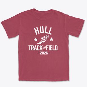 Hull Christian School Track and Field Premium Heavyweight T-shirt