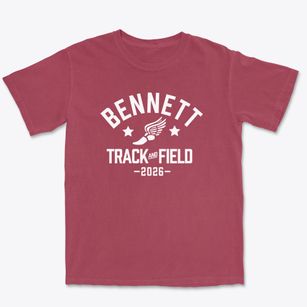 Bennett Elementary School Track and Field Premium Heavyweight T-shirt