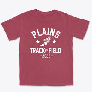 Plains Elementary School Track and Field Premium Heavyweight T-shirt