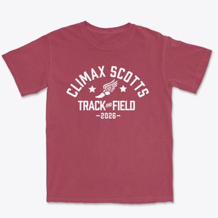 Climax Scotts Elementary School Track and Field Premium Heavyweight T-shirt