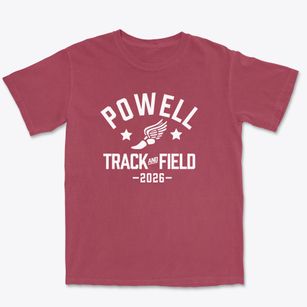 Lawrence Powell Elementary School Track and Field Premium Heavyweight T-shirt