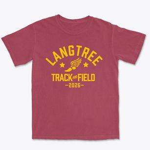 Langtree Charter Track and Field Premium Heavyweight T-shirt
