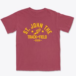 St. John The Baptist Track and Field Premium Heavyweight T-shirt