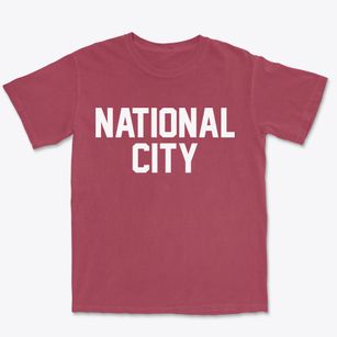 National City California Classic Block Premium Heavyweight T-shirt