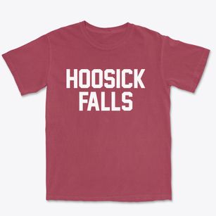 Hoosick Falls New York Classic Block Premium Heavyweight T-shirt