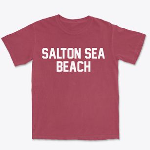 Salton Sea Beach California Classic Block Premium Heavyweight T-shirt