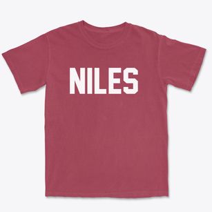 Niles Ohio Classic Block Premium Heavyweight T-shirt