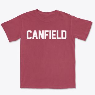 Canfield Ohio Classic Block Premium Heavyweight T-shirt