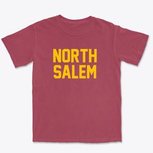 North Salem New York Classic Block Premium Heavyweight T-shirt