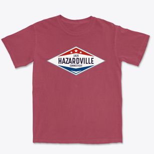 Hazardville Connecticut Diamond Star Premium Heavyweight T-shirt