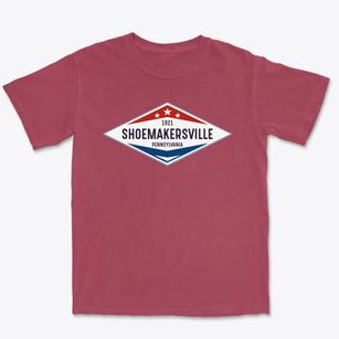 Shoemakersville Pennsylvania Diamond Star Premium Heavyweight T-shirt