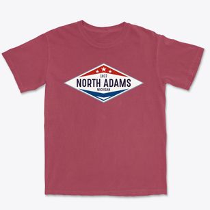 North Adams Michigan Diamond Star Premium Heavyweight T-shirt