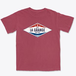 La Grange New York Diamond Star Premium Heavyweight T-shirt