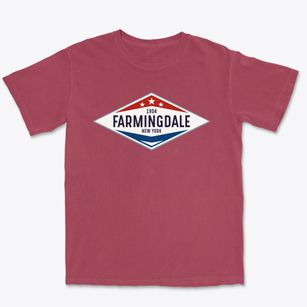 Farmingdale New York Diamond Star Premium Heavyweight T-shirt