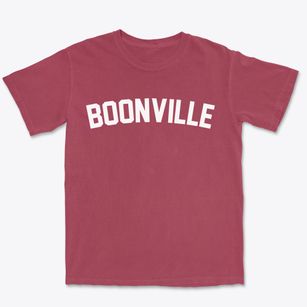 Boonville Indiana Classic Curve Premium Heavyweight T-shirt