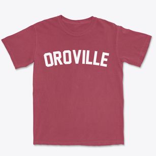Oroville Washington Classic Curve Premium Heavyweight T-shirt